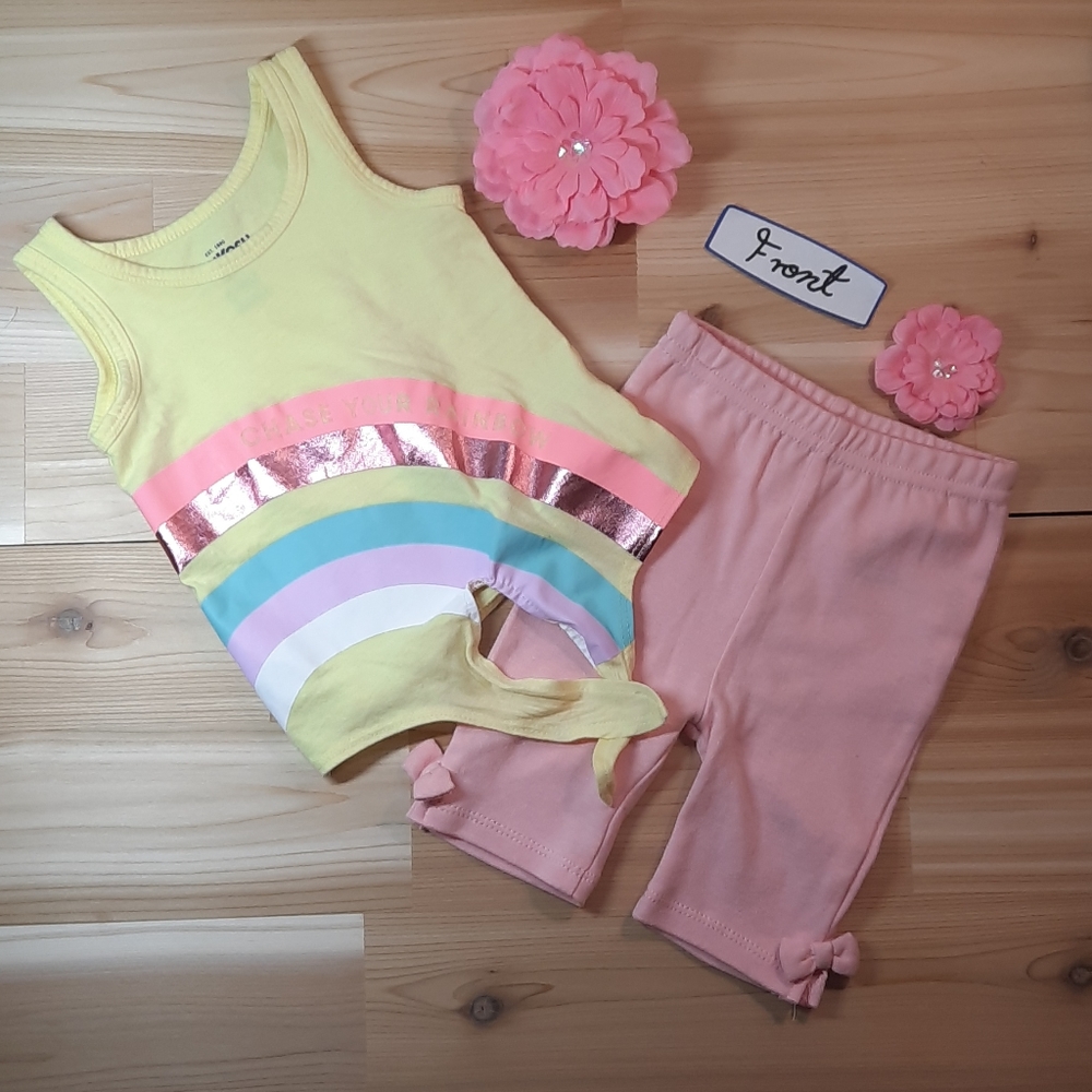 Matching set for girl of 6 months